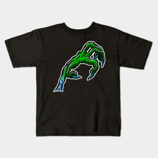 Zombie Fingers From the Grave - Gruesome Green Kids T-Shirt